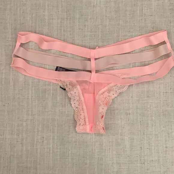 Victoria's Secret “Very Sexy” Cheeky Strappy Panty Satin  Bundle, NWOT, Small - Picture 3 of 4
